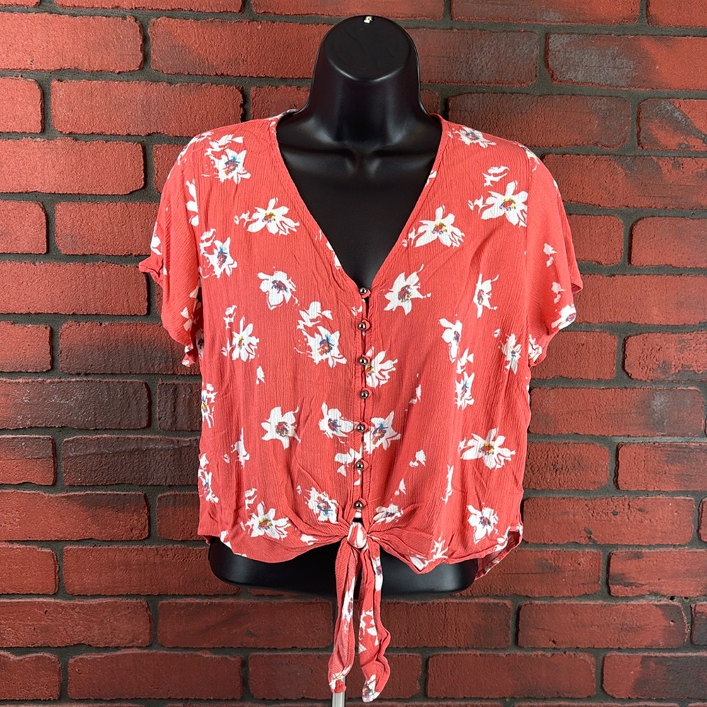 Urban Romantics Shirt‎ Womans Large Floral